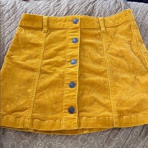 Yellow Skirt From Forever 21